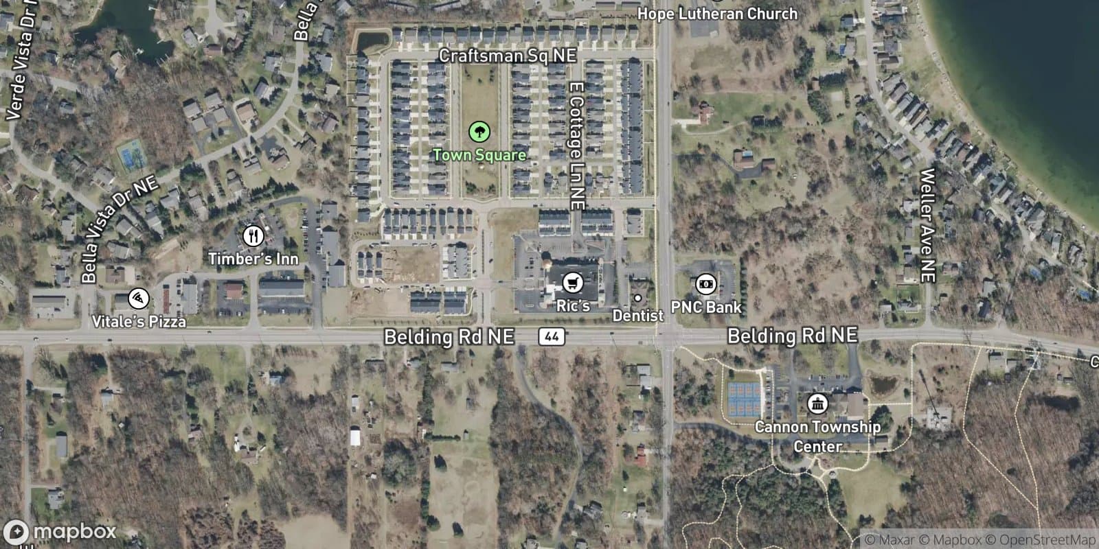 Town Square Commercial East — satellite view