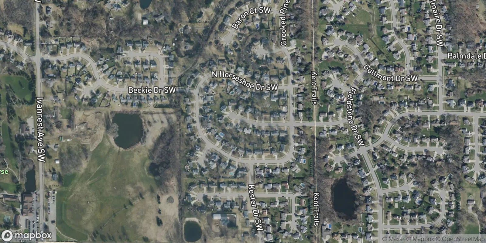 Pleasant Valley Farms — satellite view