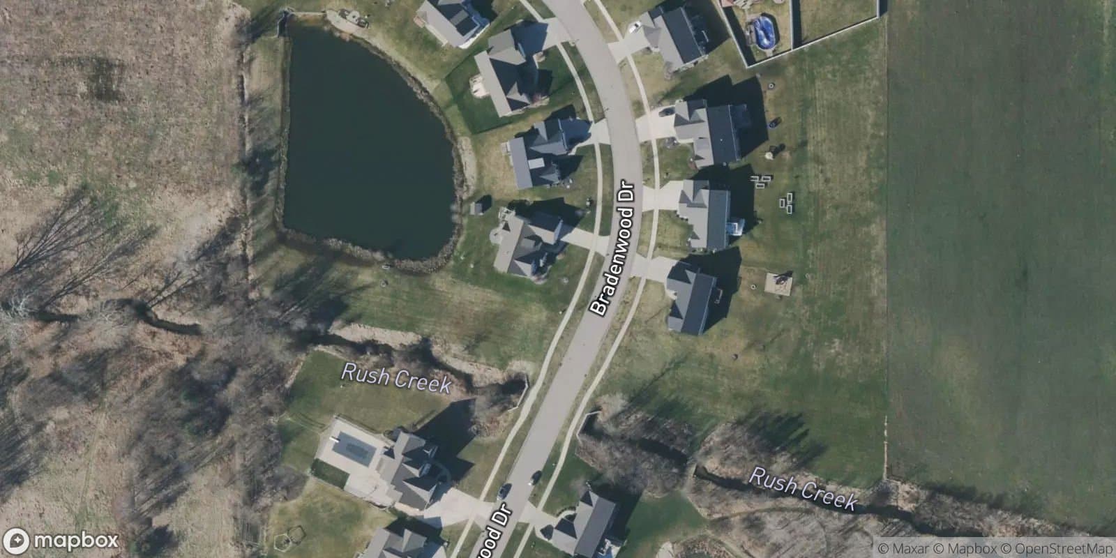 Rush Creek Crossing No 2 — satellite view