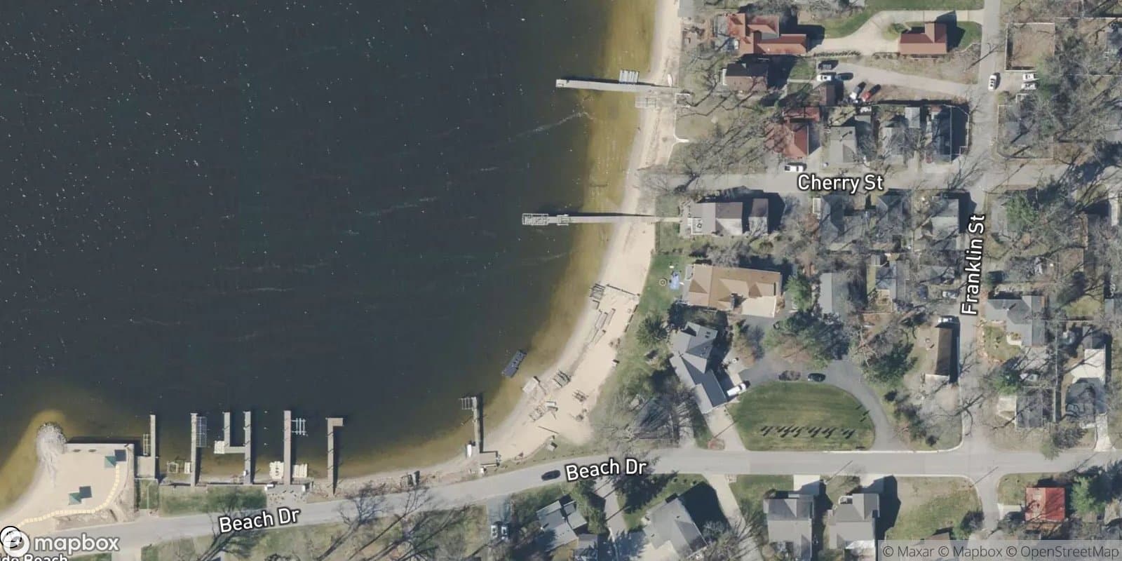 Spring Lake Beach Plat — satellite view