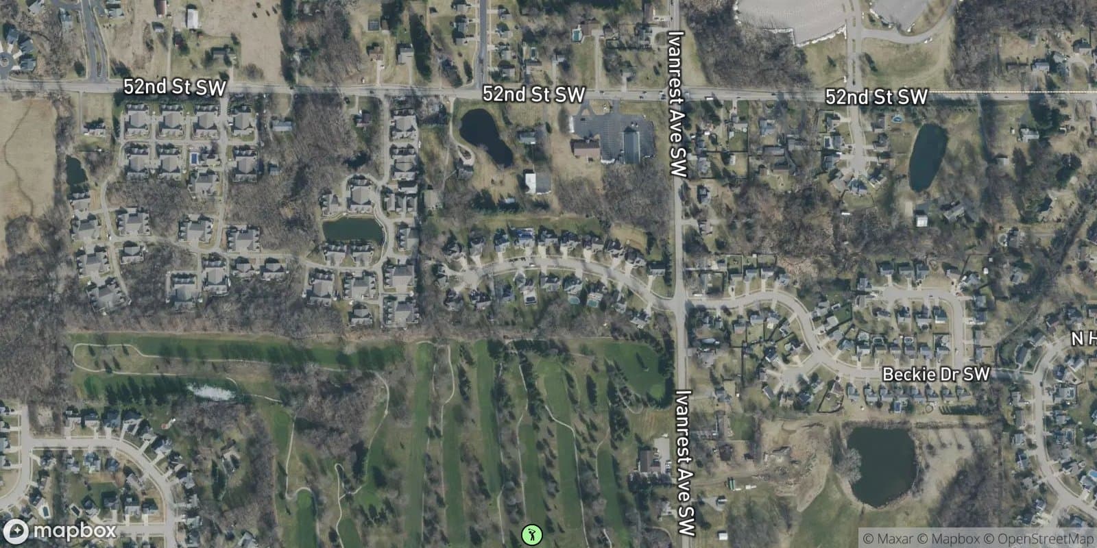 Maple Ridge Estates — satellite view