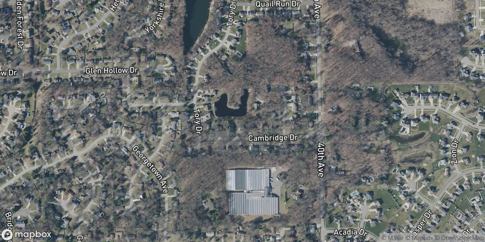 Royal Oak Estates — satellite view