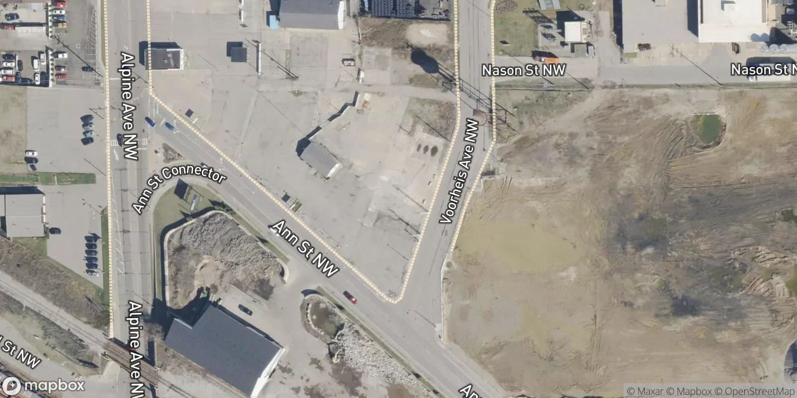 Fuller & Rice Second Addition To the City of Grand Rapids, Amended Plat of Lots 1 Through 6 Inclusive and the Vacated Adjacent Alley — satellite view