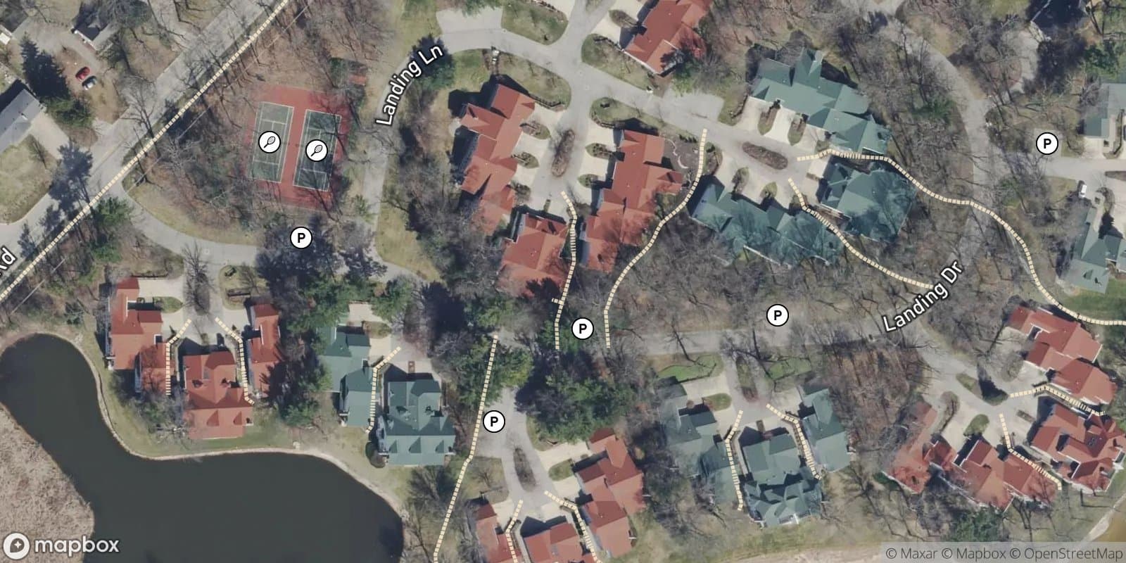 Veits Landing — satellite view