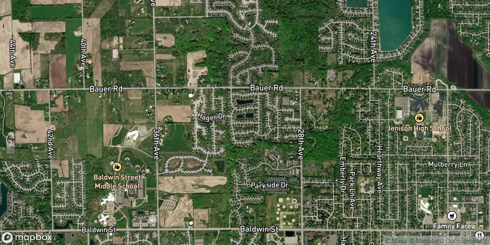 Hager Park West — satellite view
