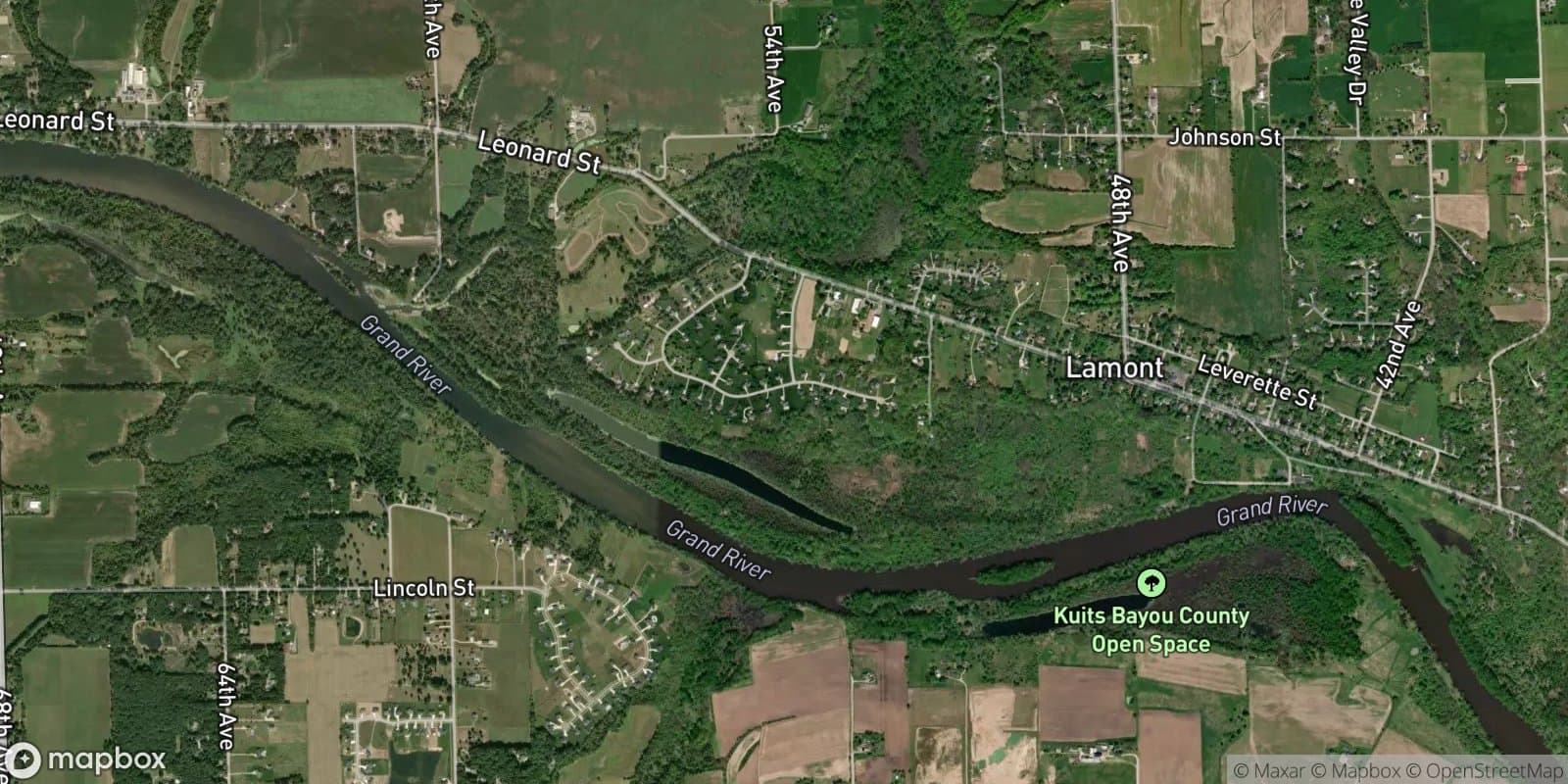 Lamont Farms — satellite view