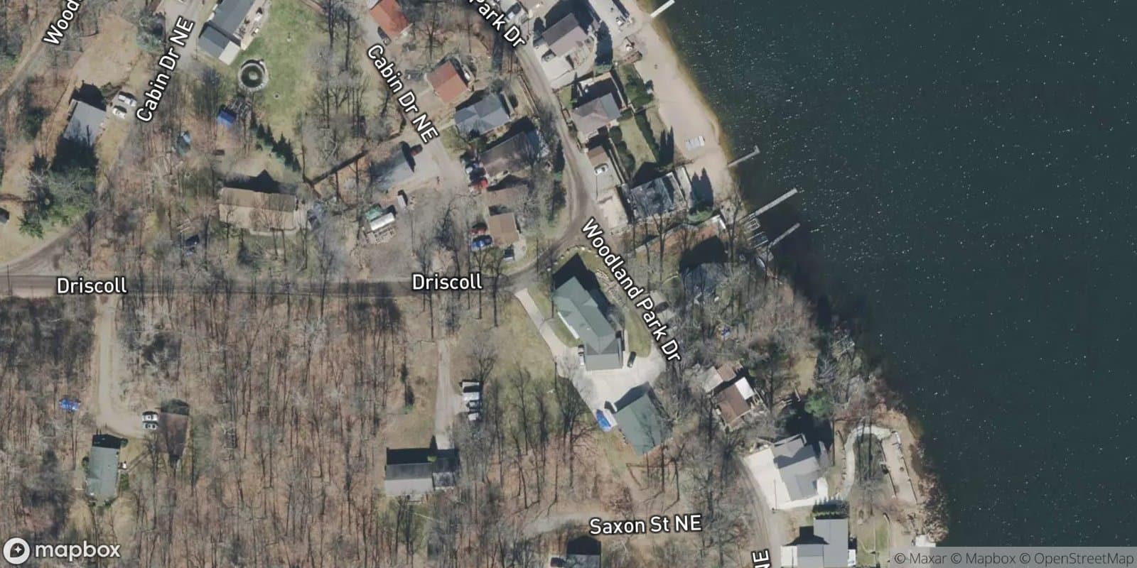 Woodland Park, Amended Plat of Lot 86 & Part of Lot 85 — satellite view