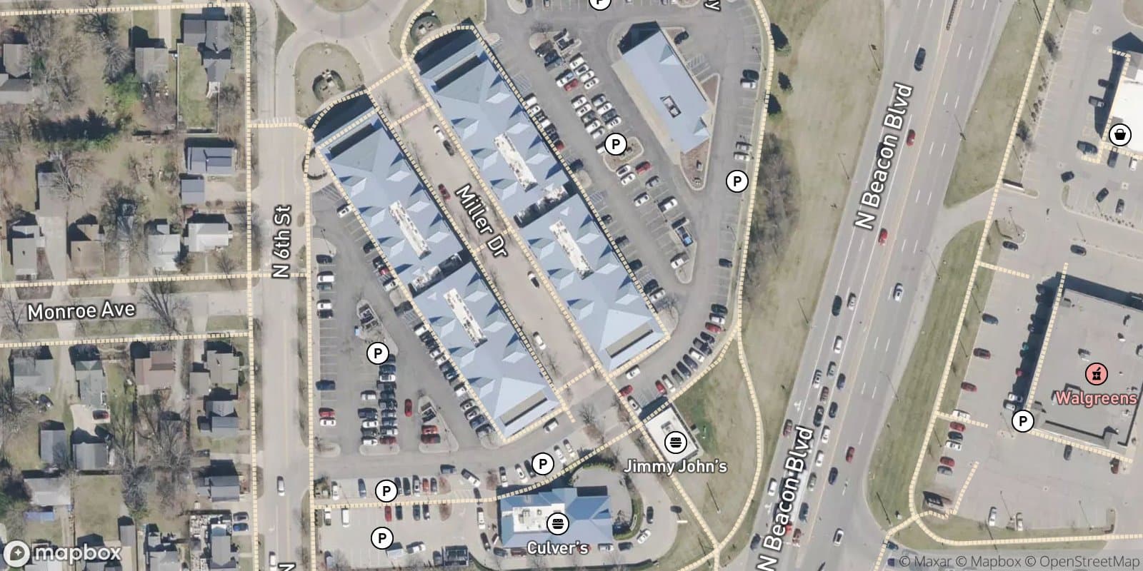 The Village Site Condominiums — satellite view