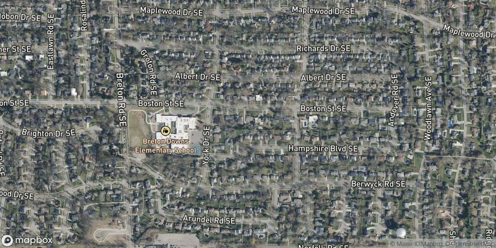 Hampshire Park — satellite view