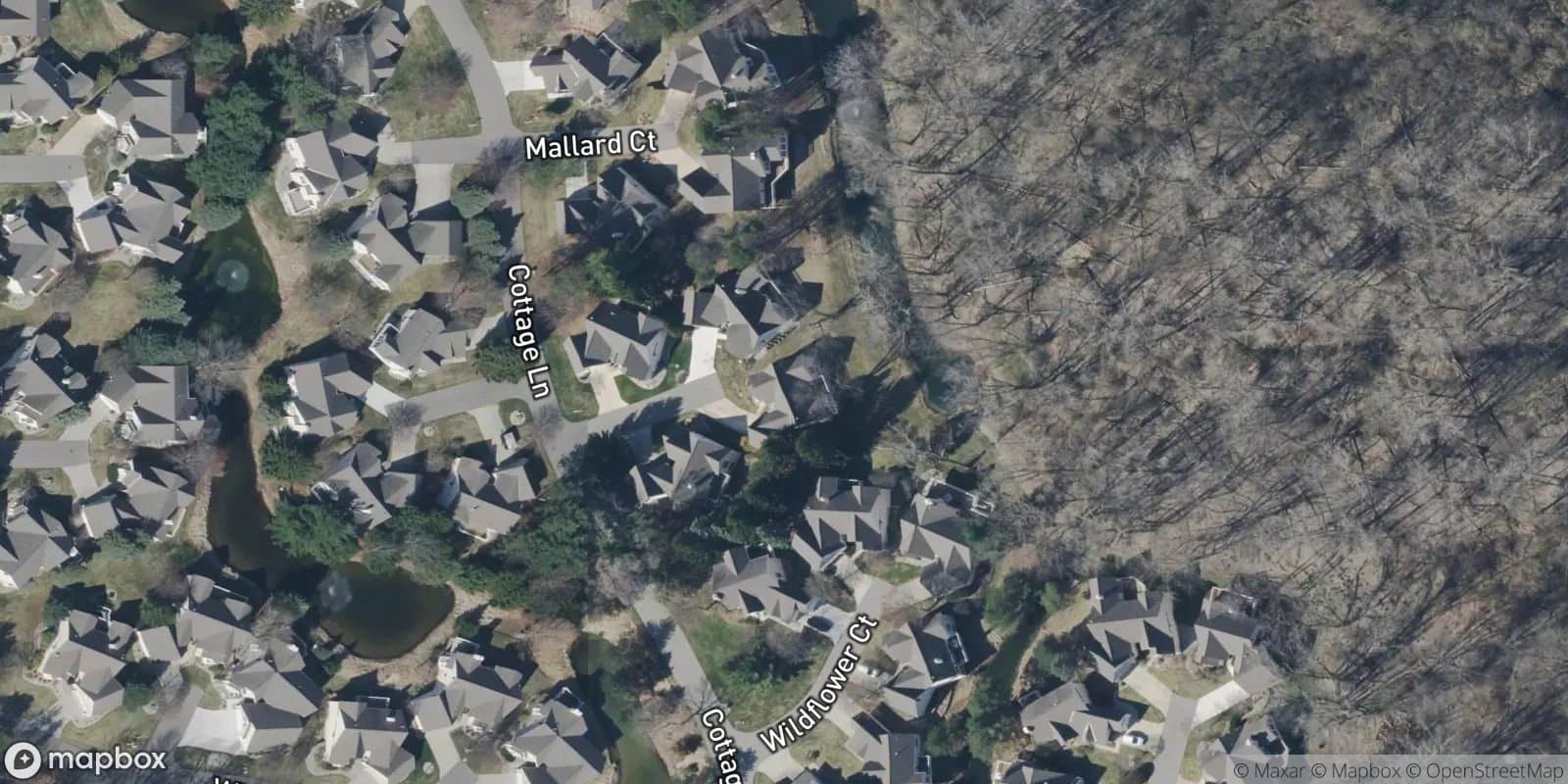 The Cottages of Bay Meadows — satellite view