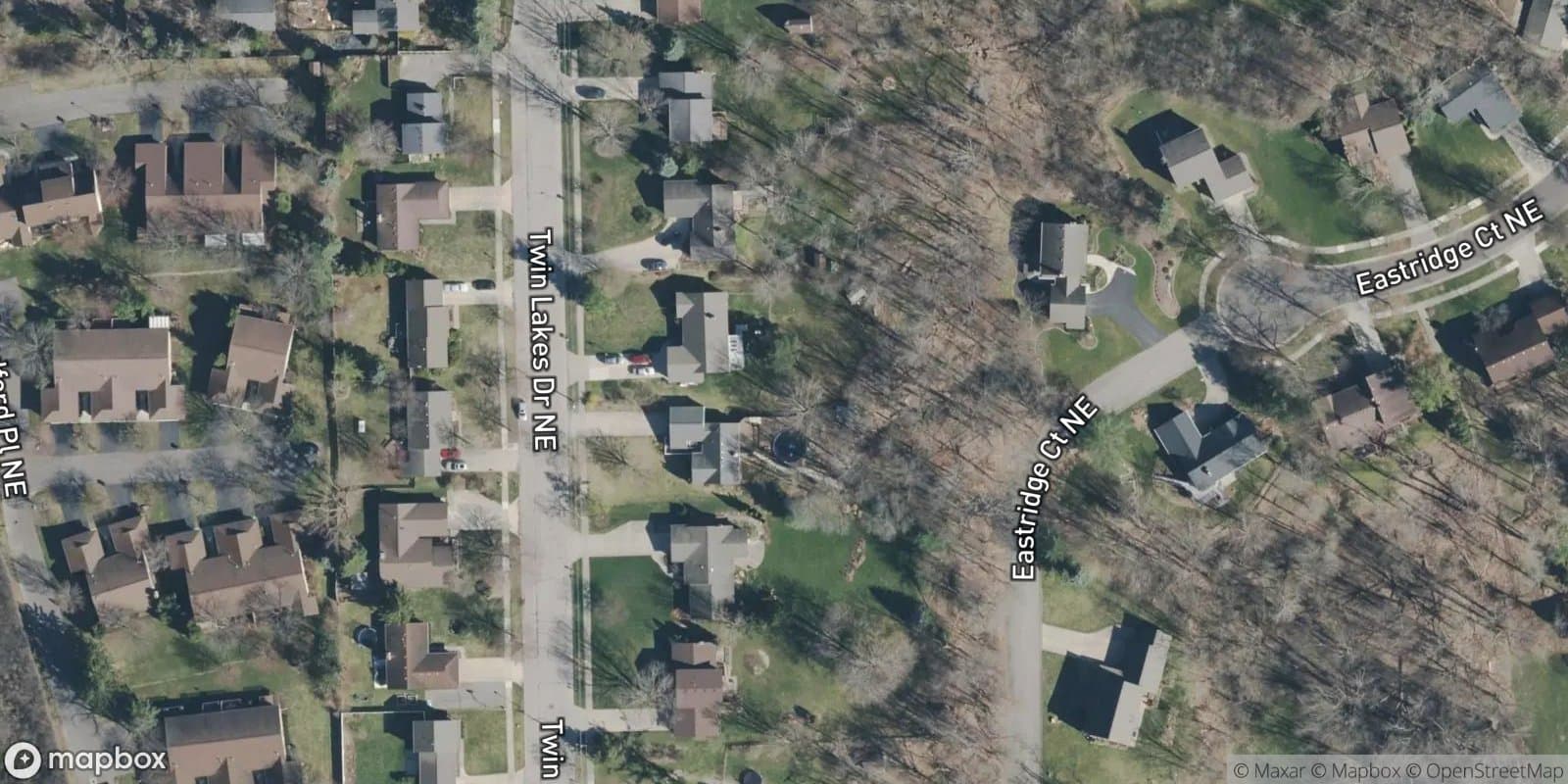 Twin Lakes Estates — satellite view