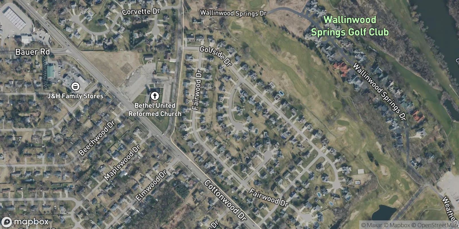 Wallin Estates — satellite view