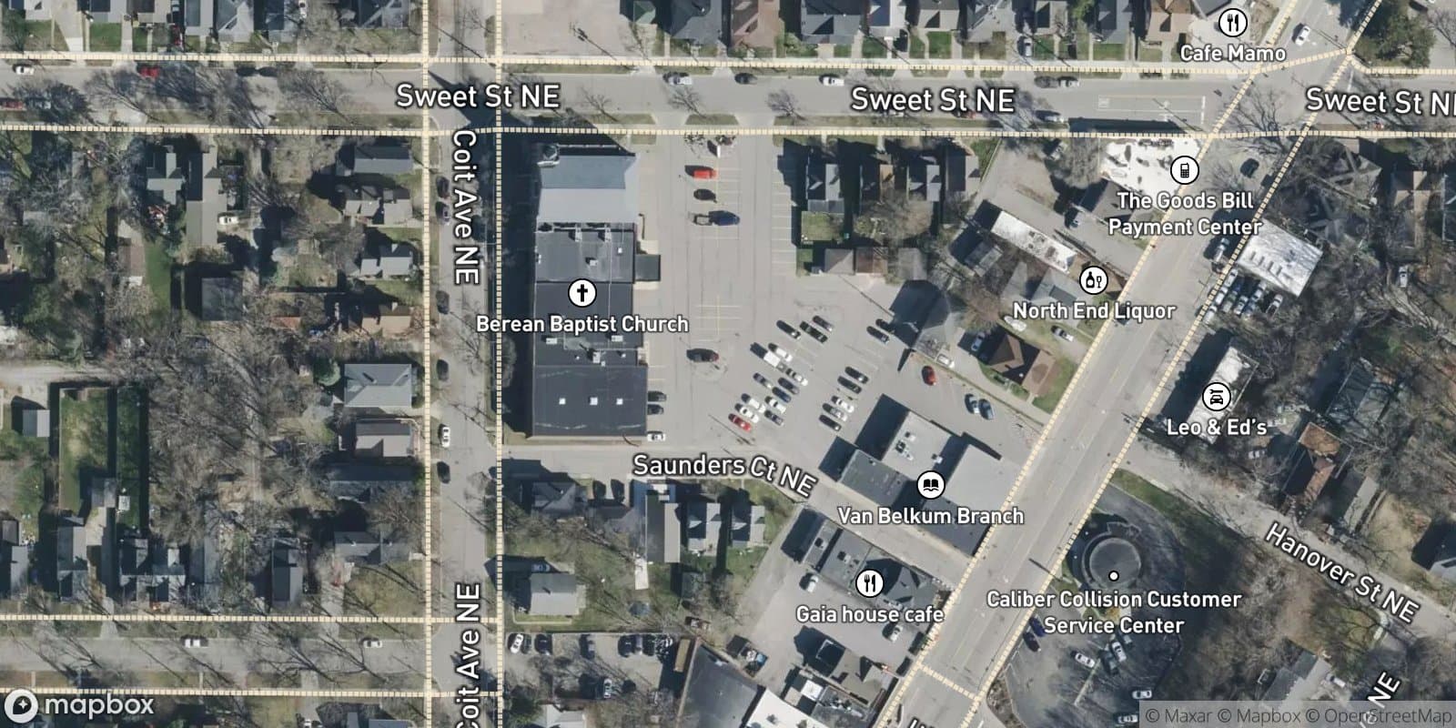 Dr. H. G. Saunders — satellite view