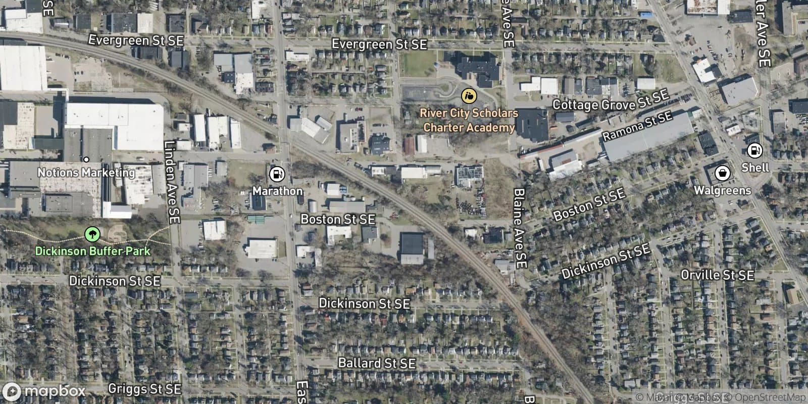 Weston & Meigs 4th Add. — satellite view