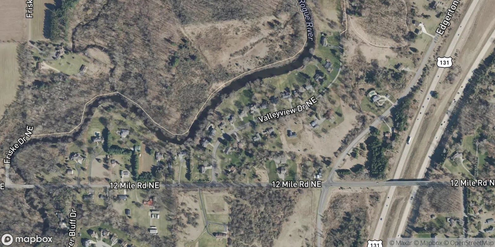 Rogue River Estates — satellite view
