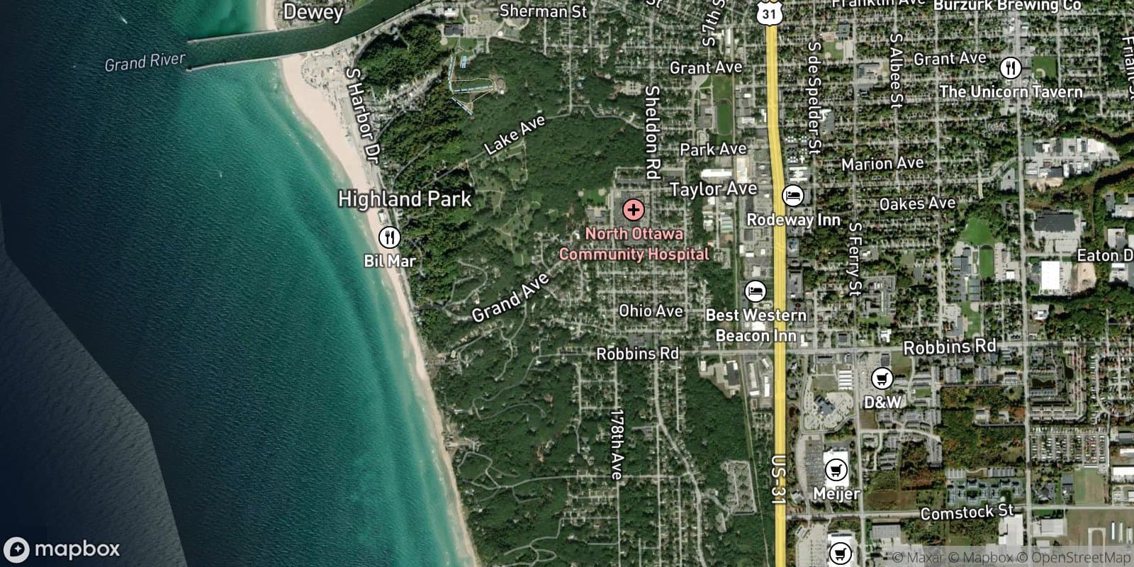 East Highland Park Sub — satellite view