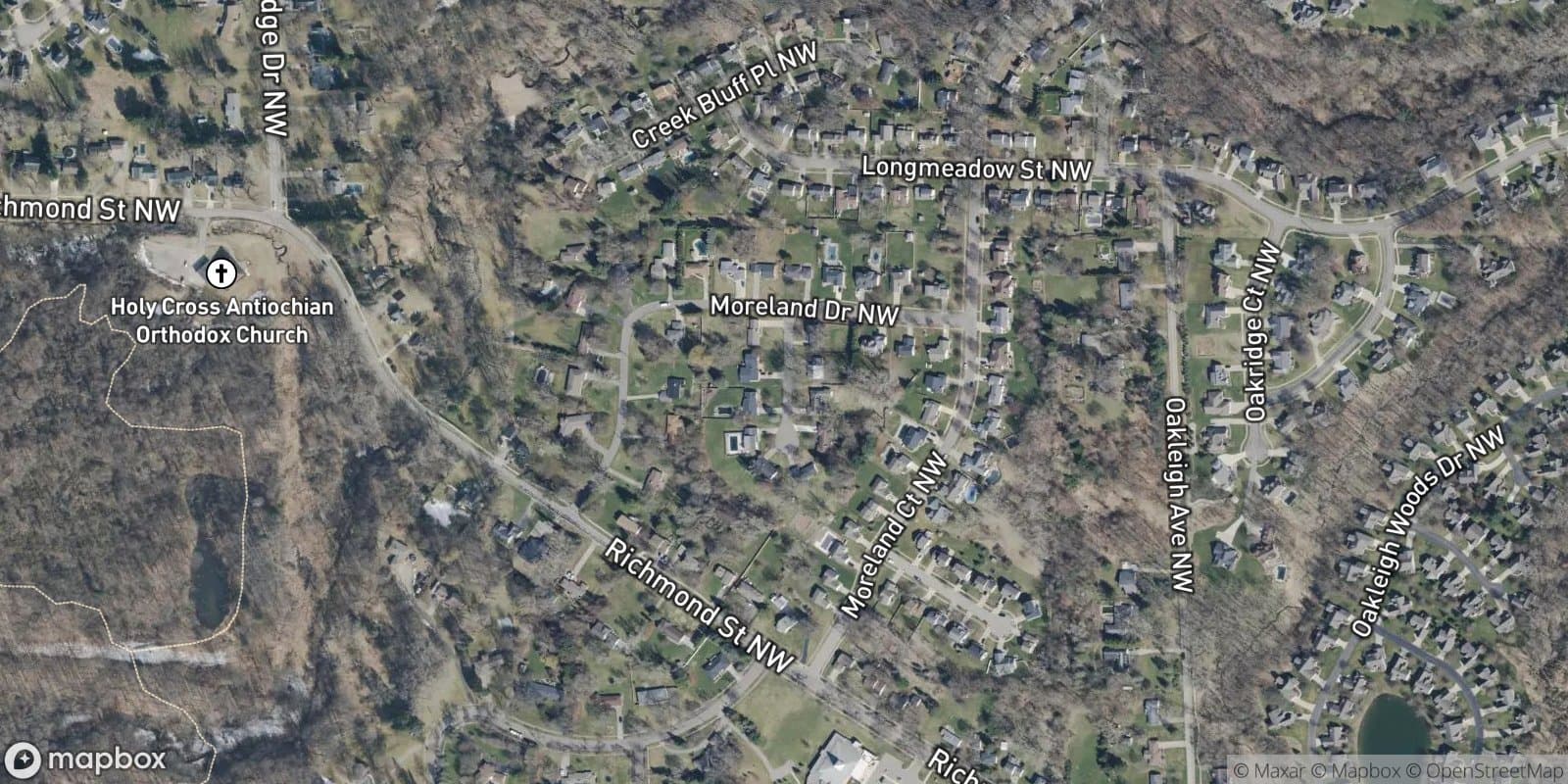 West Morland Plat No.1 — satellite view