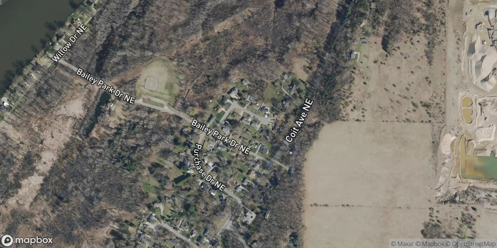 Woodworth Plat — satellite view