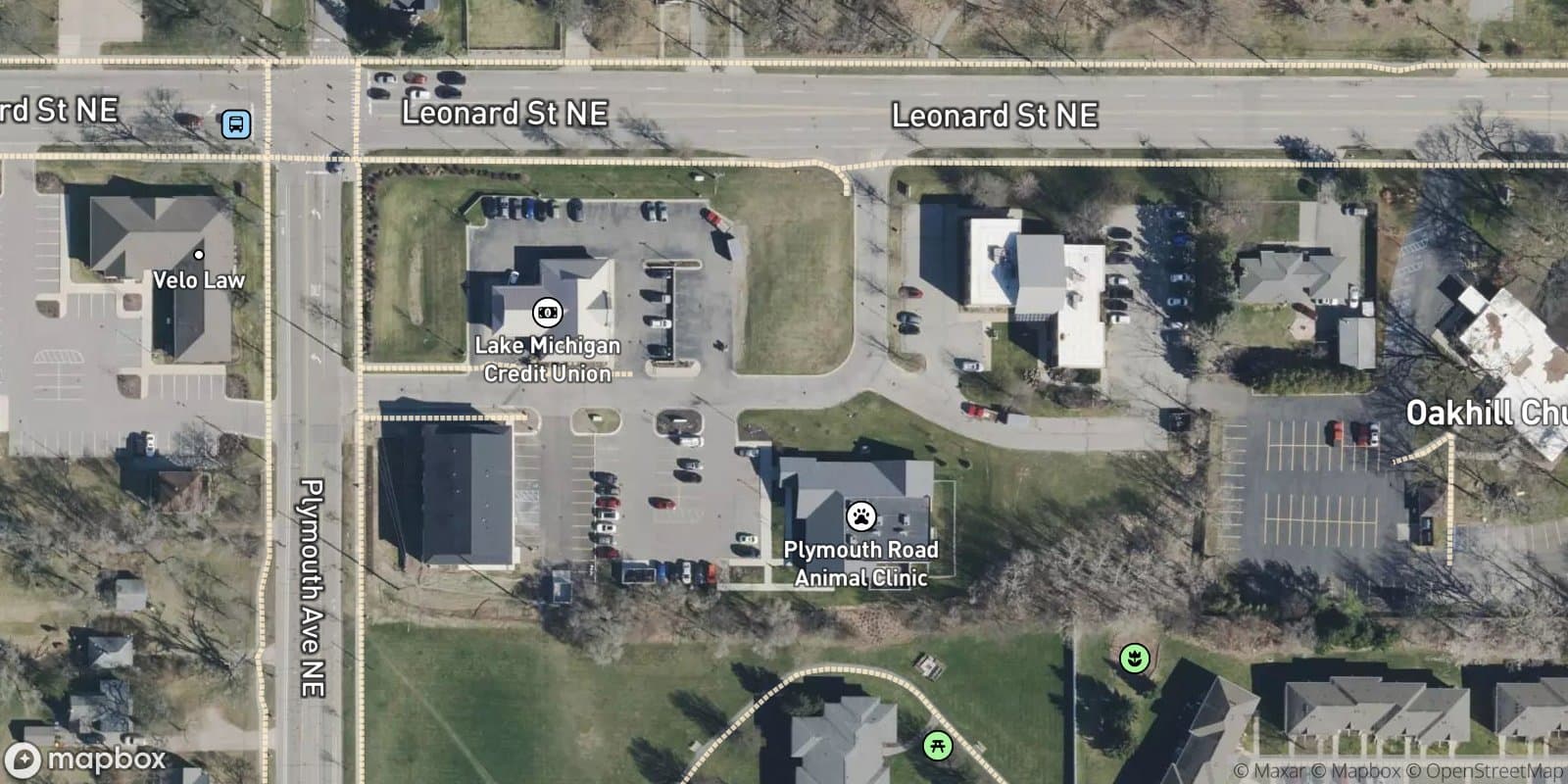 Plymouth Road Office Condominium — satellite view