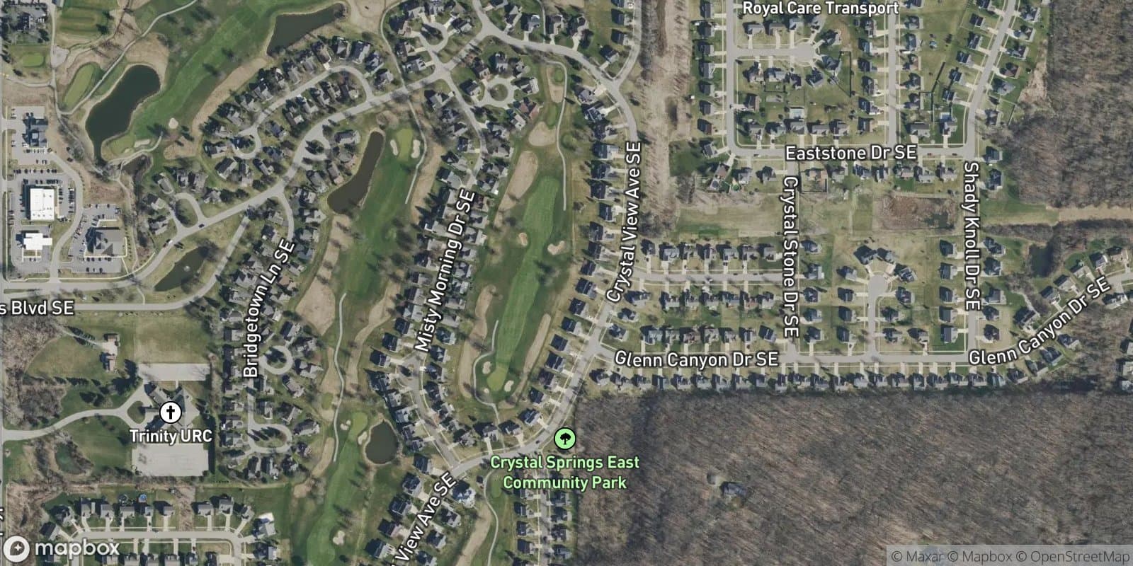 The Fairways No.2 — satellite view
