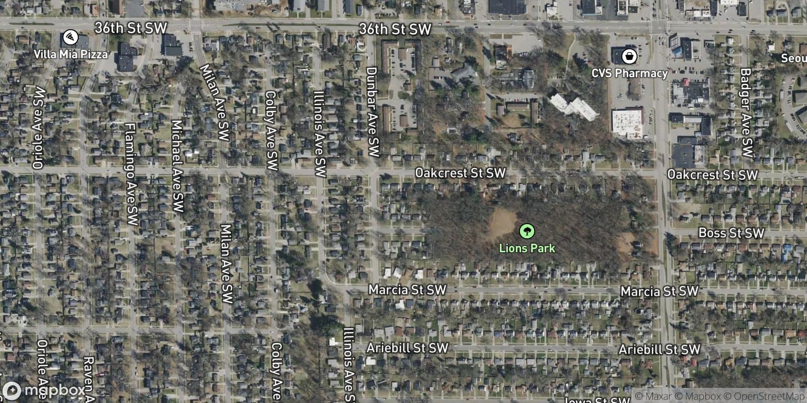 Clyde Park Plains — satellite view
