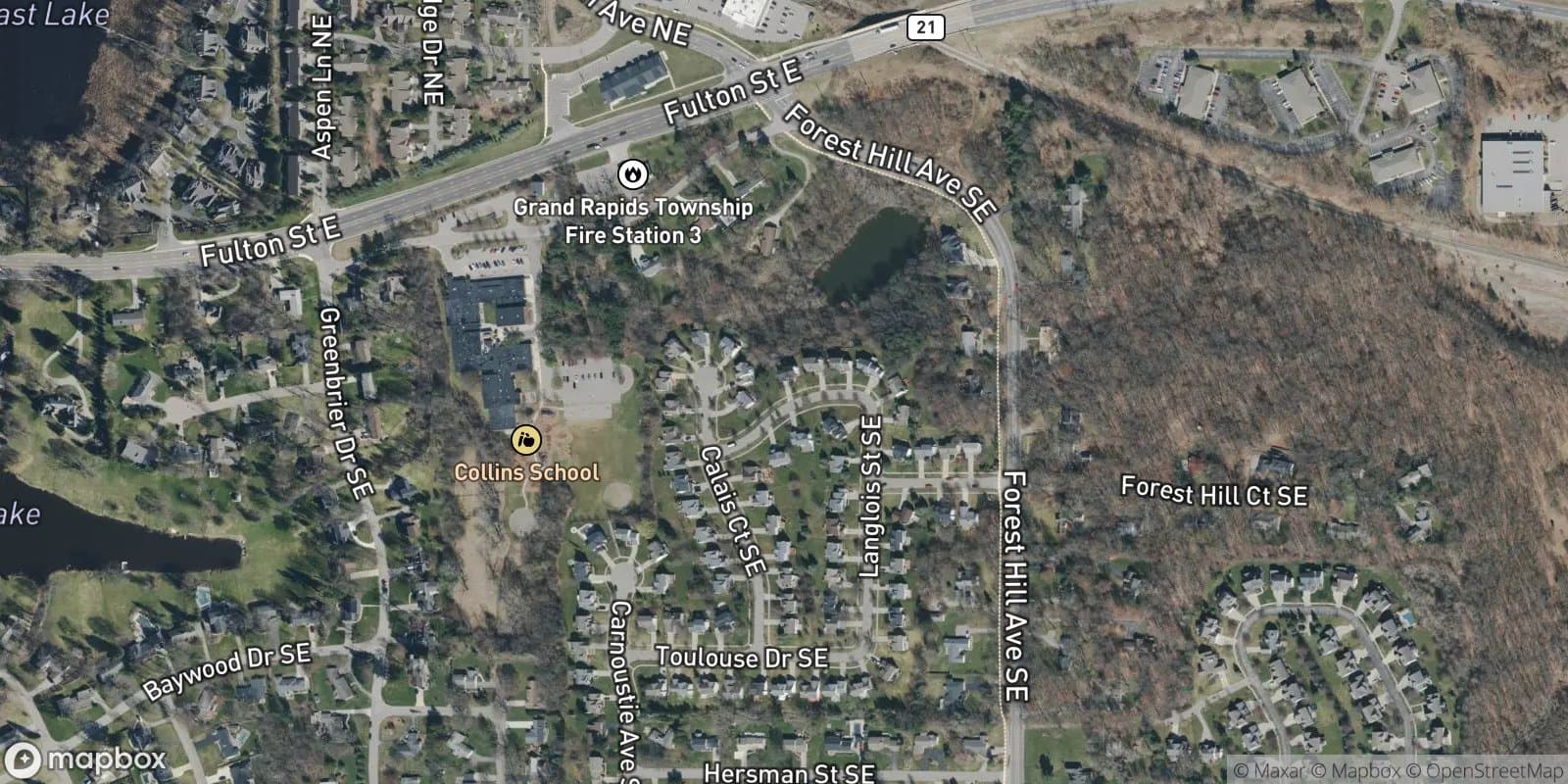 The Vineyard No.2 — satellite view