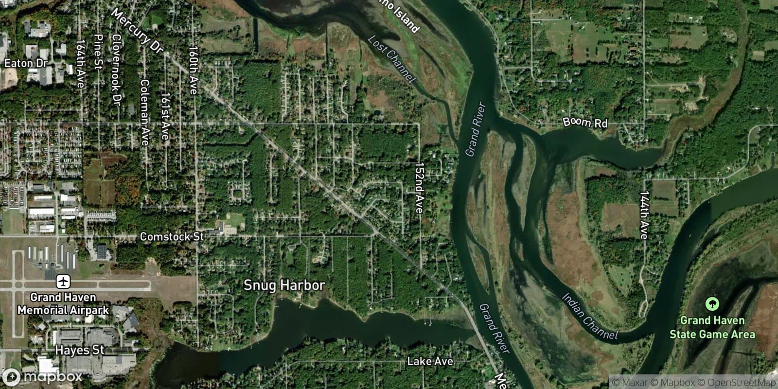 Dermshire Forest — satellite view