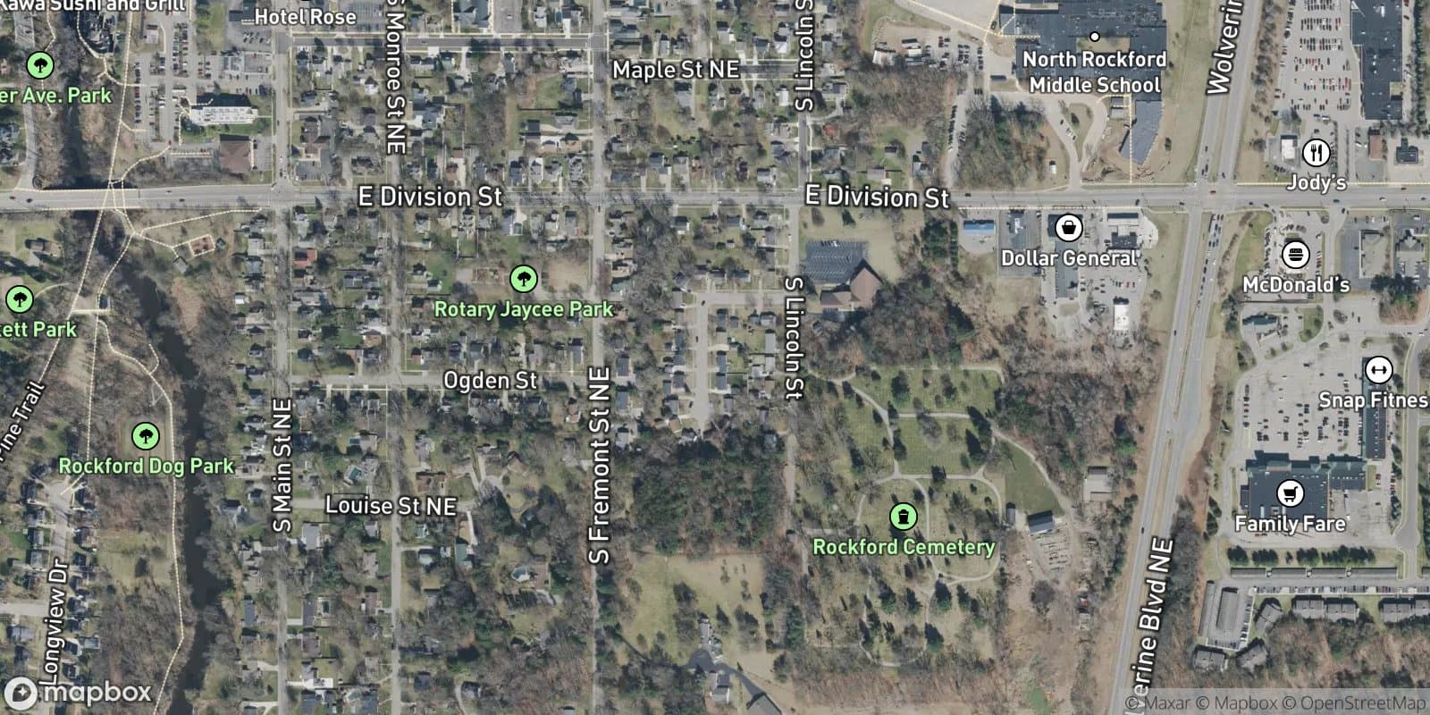 Lincoln Hill Plat No. 1 — satellite view