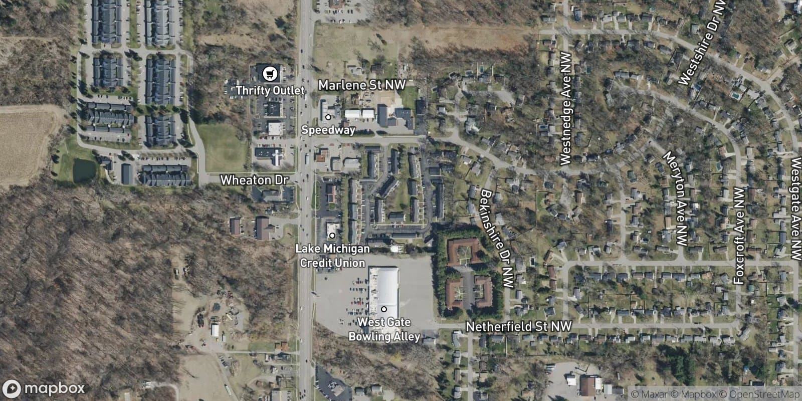 Westgate Coach Homes — satellite view