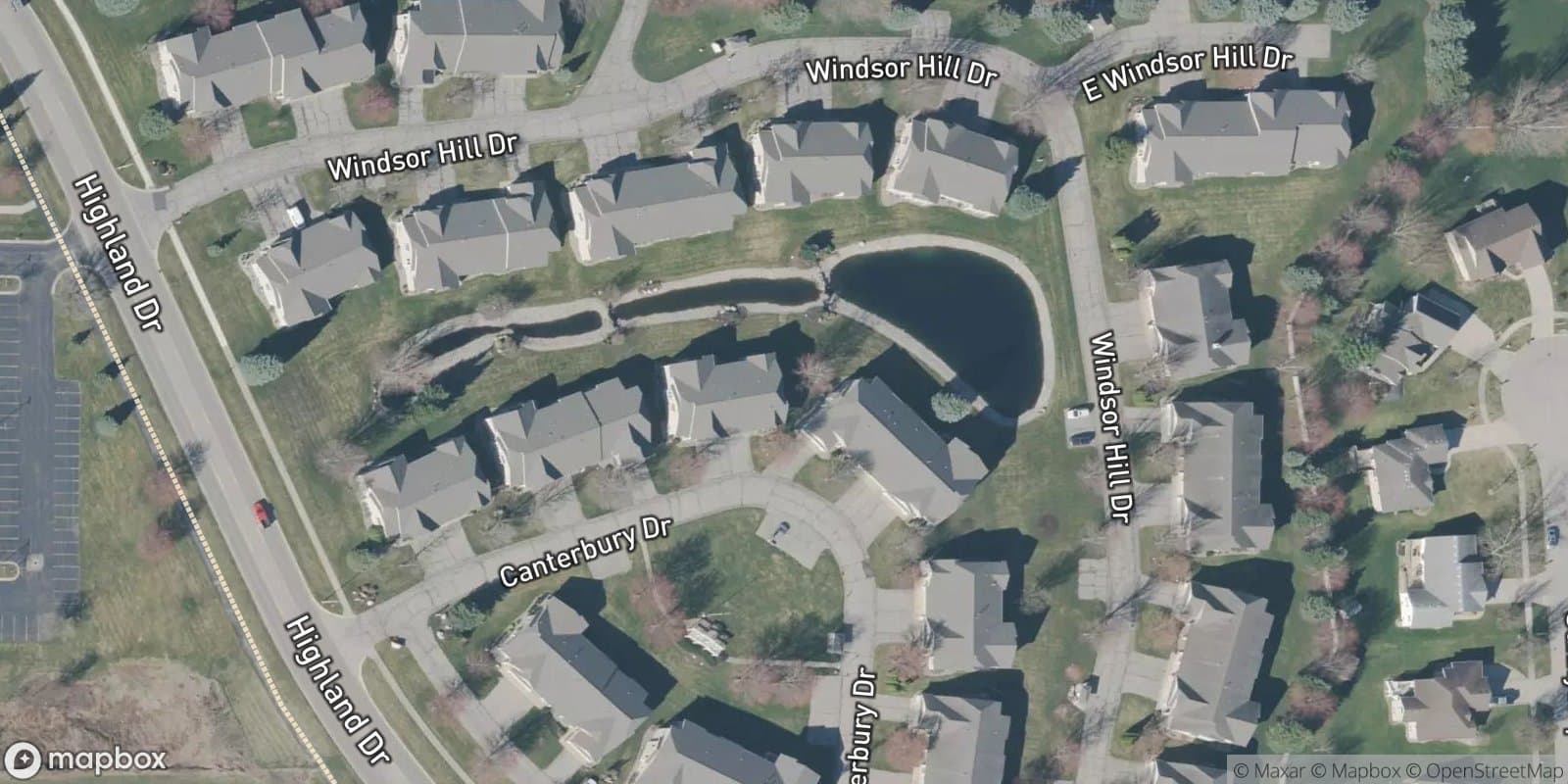 Windsor Hill Condo — satellite view