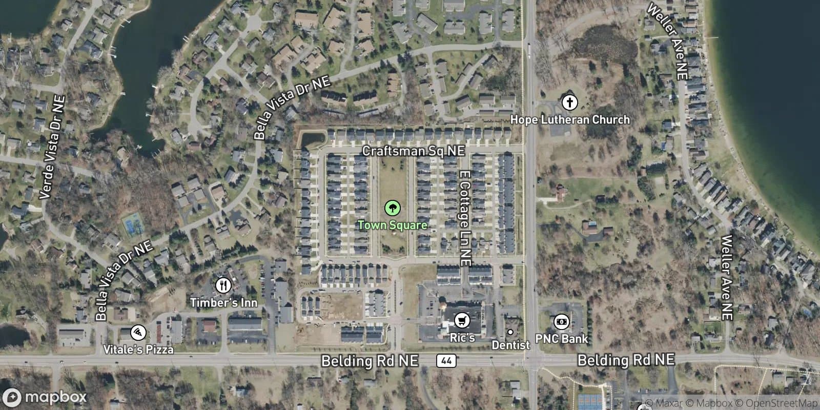 Villas at Town Square — satellite view