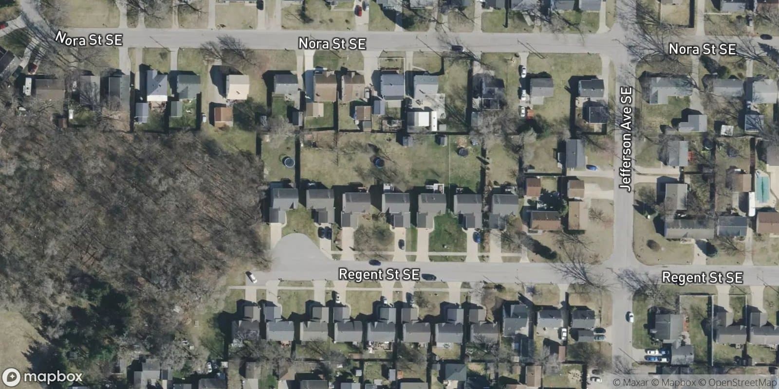 Regent Street West — satellite view