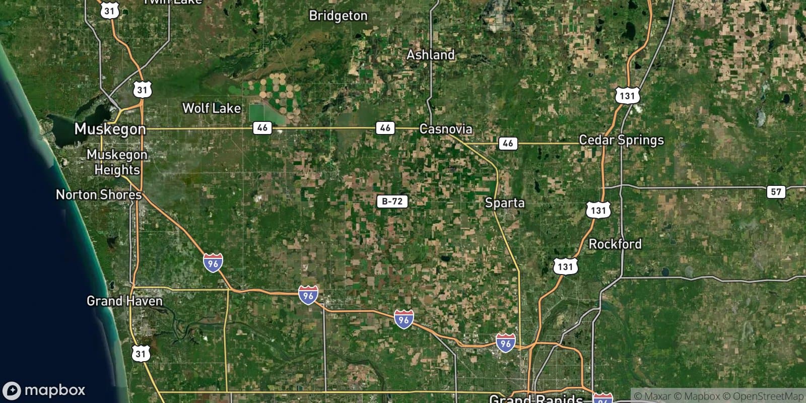 Chester Shores Sub Area — satellite view