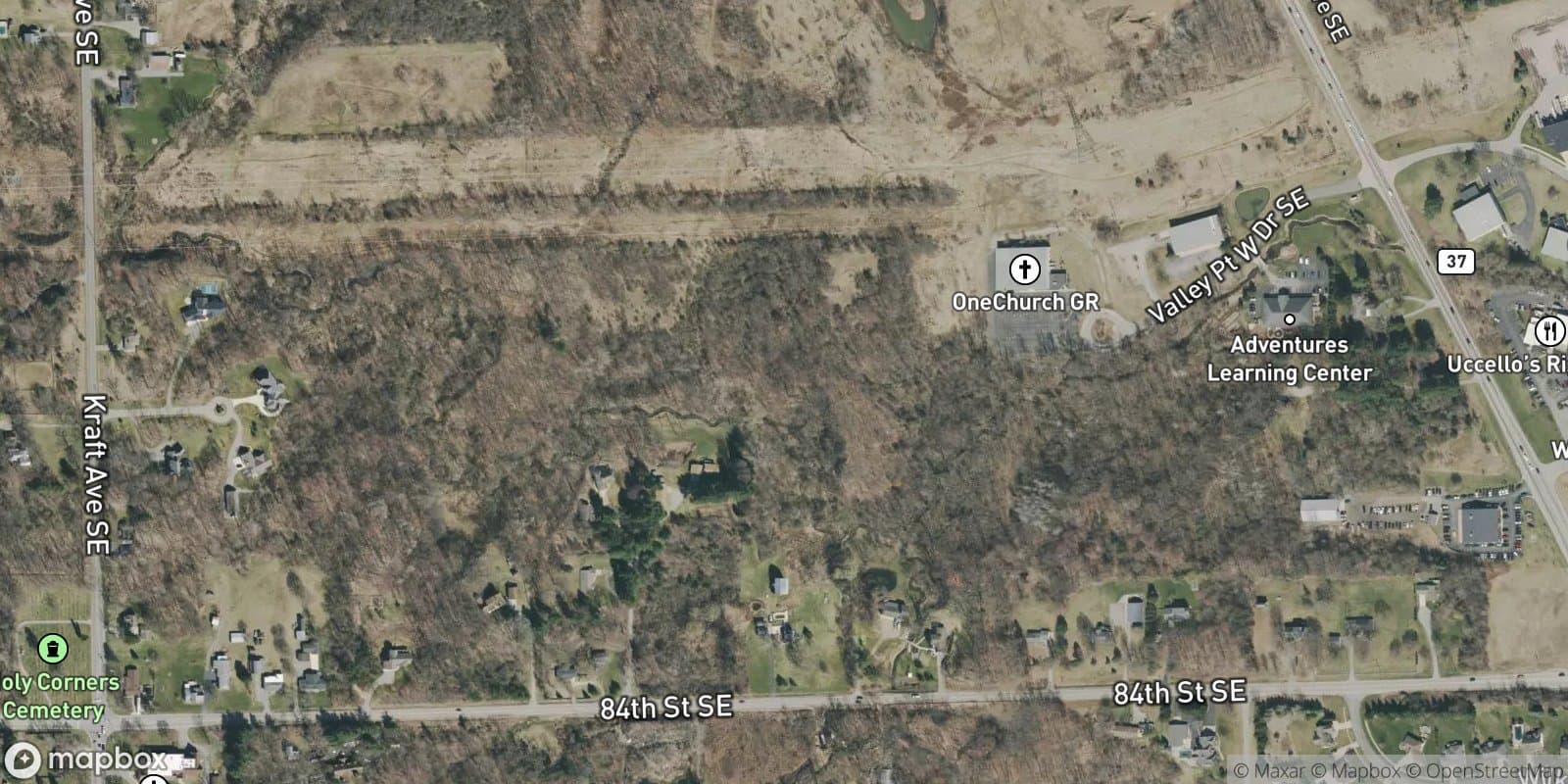 Valley Point Estates — satellite view