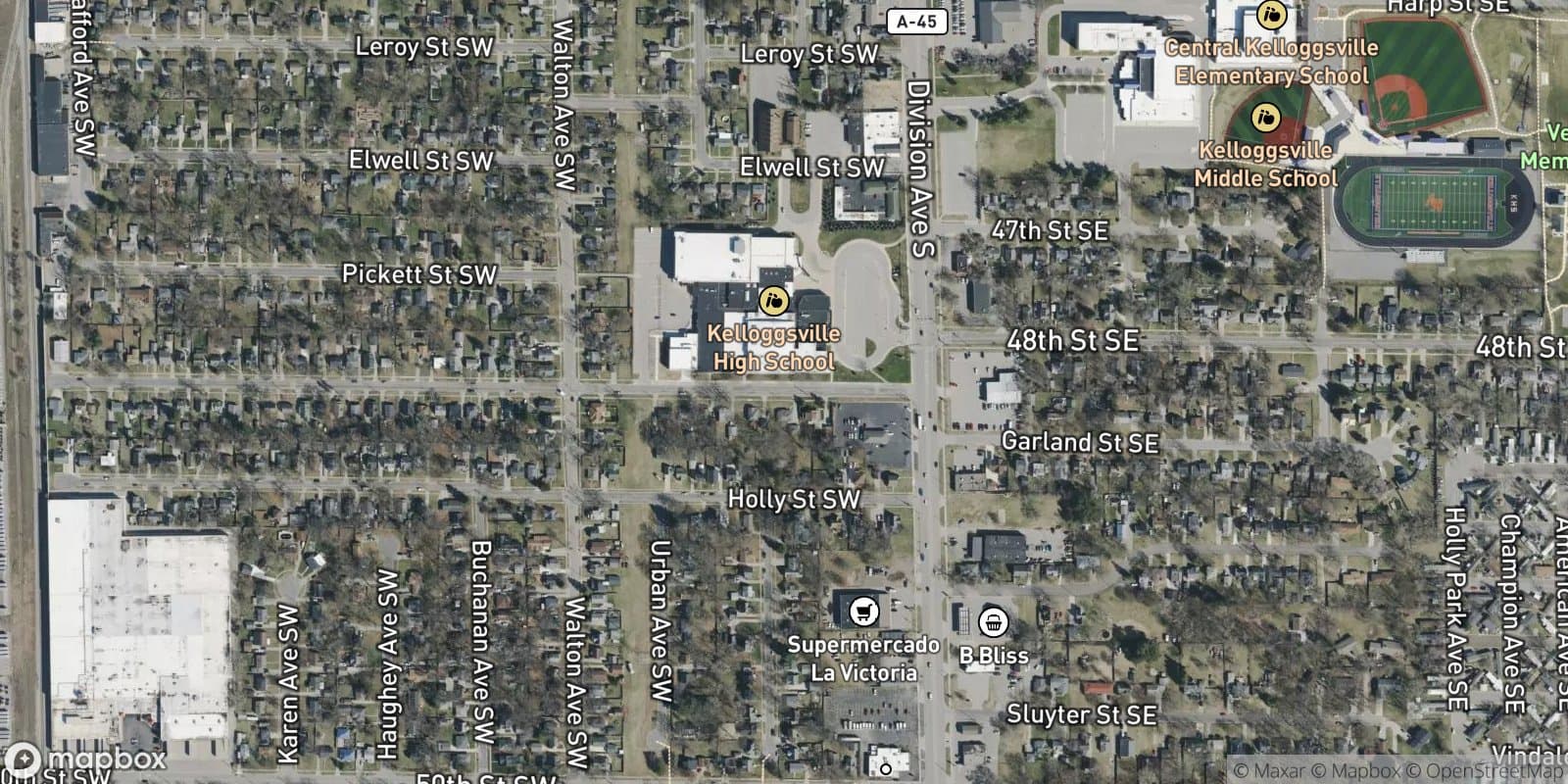 Harley Stout Plat — satellite view