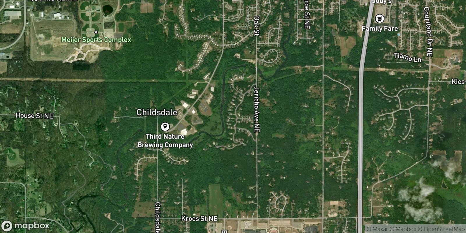 River Bluffs — satellite view