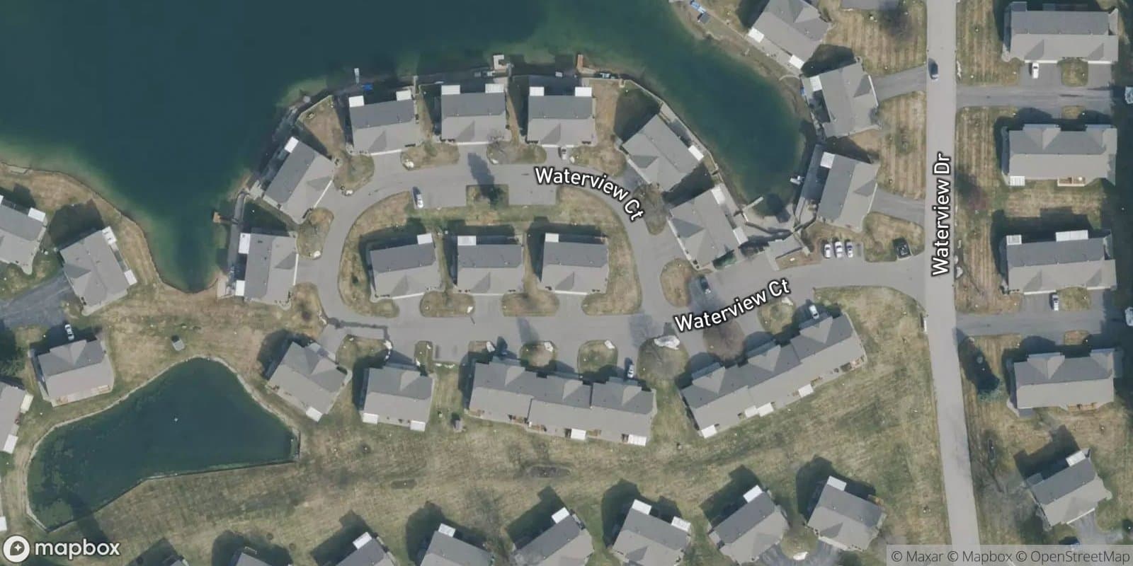 Waterfront Condominiums — satellite view