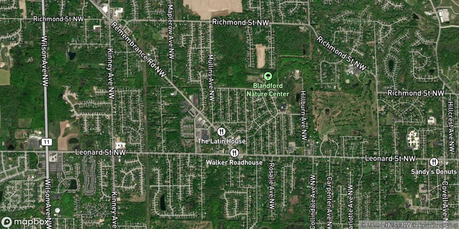 Leonard Garden Homesites — satellite view