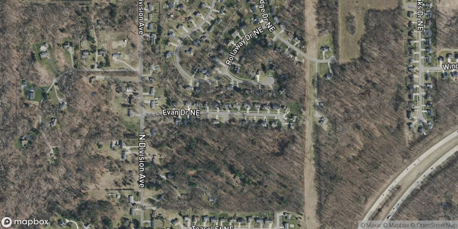 Bushwood Plat — satellite view