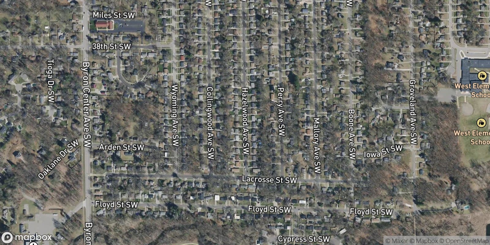 Fairview Homesites No. 1 — satellite view