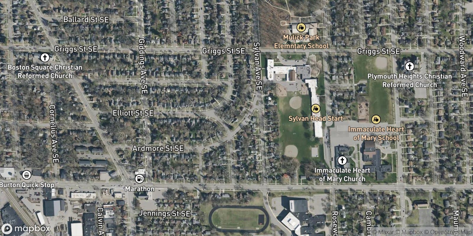 Belvedere Heights — satellite view