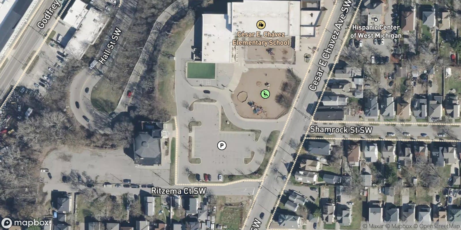 Coit'S Grandville Avenue Add., Amended Plat of Lots 1 Through 15 and Vacated Shamrock Place — satellite view