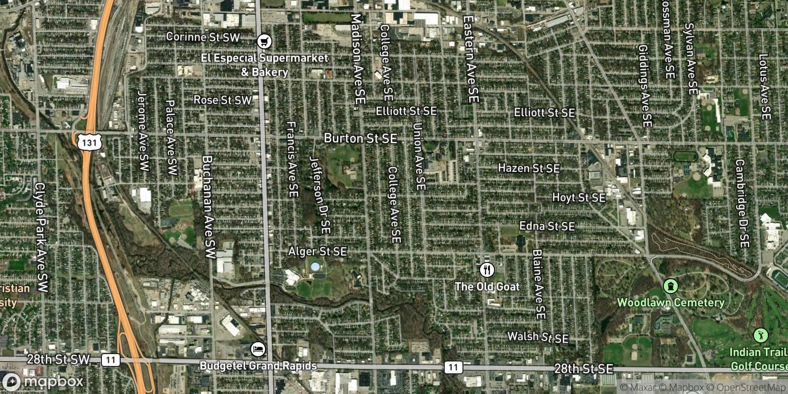 Union Boulevard Add. — satellite view