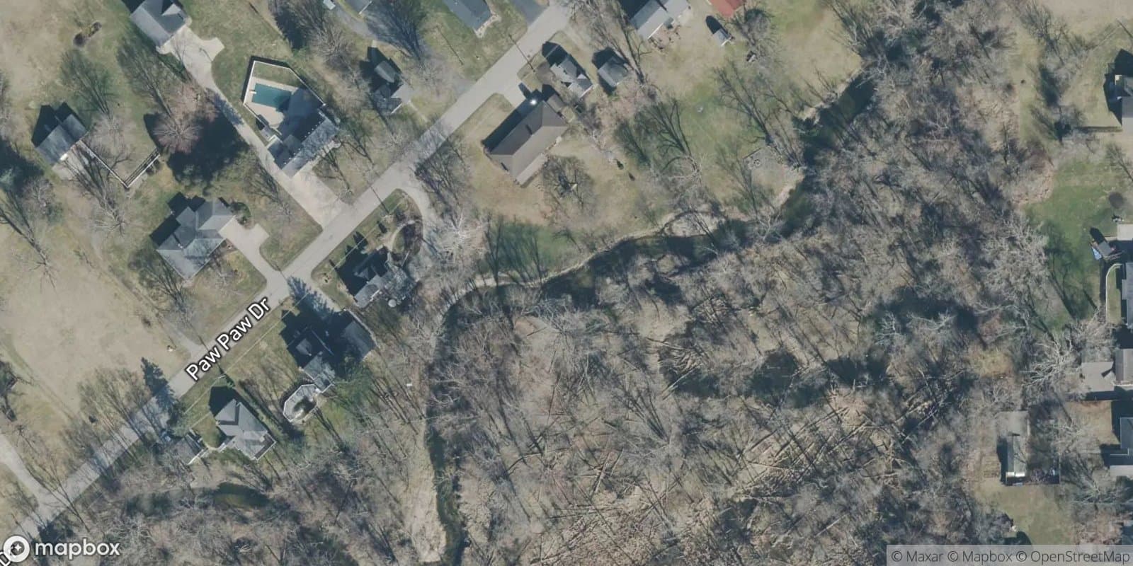 Village of New Groningen — satellite view