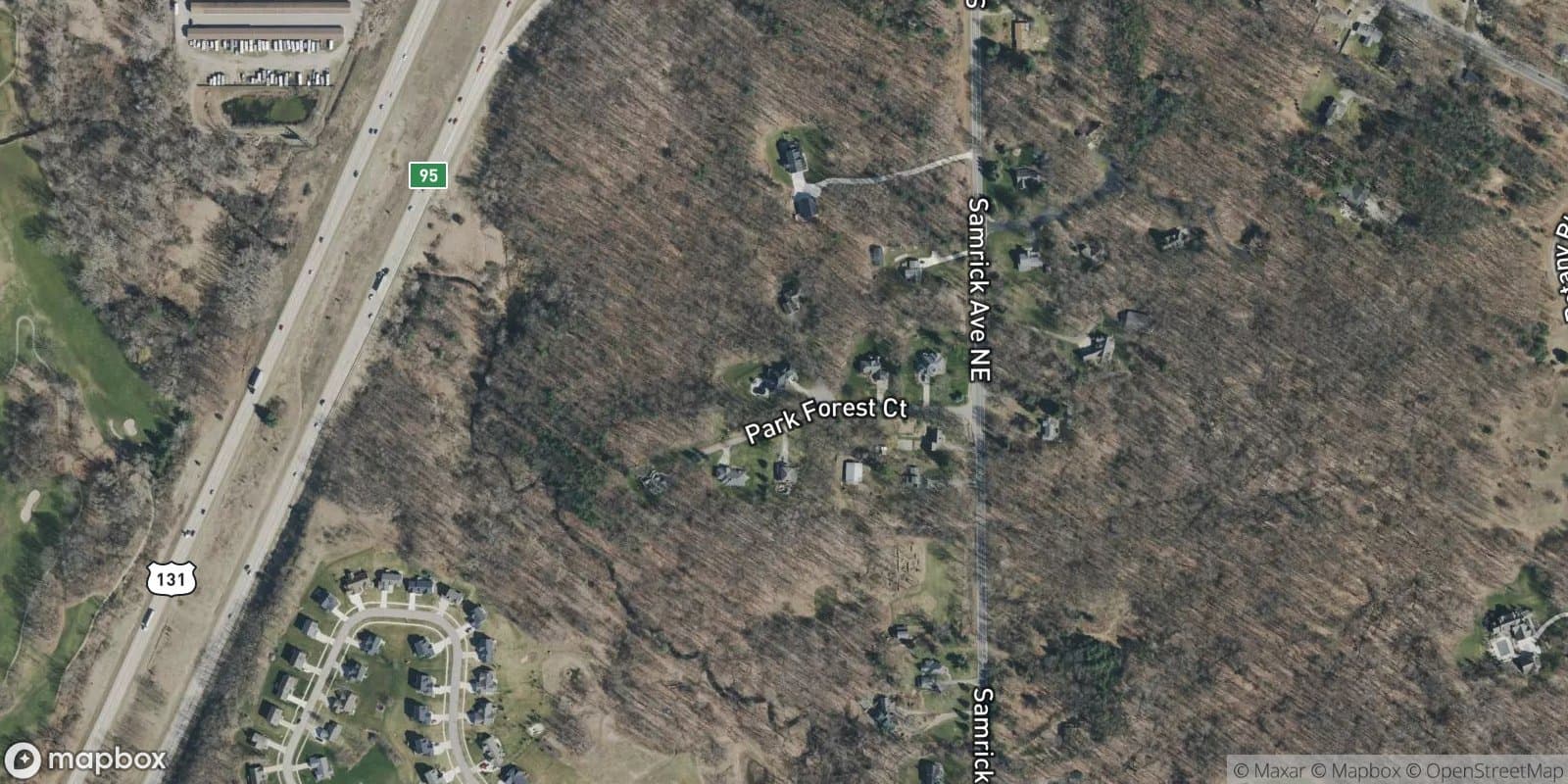 Park Forest — satellite view