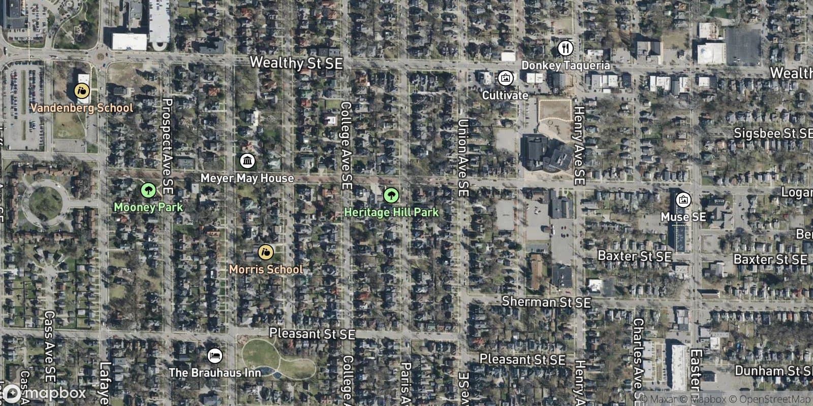 Mills Add. — satellite view