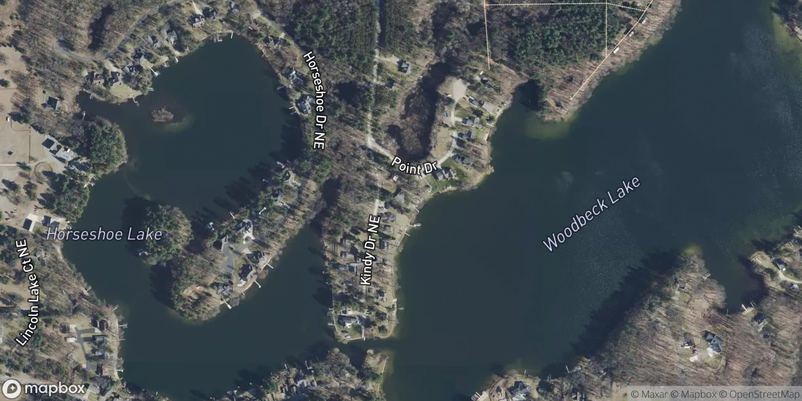 Woodbeck Lake Plat — satellite view