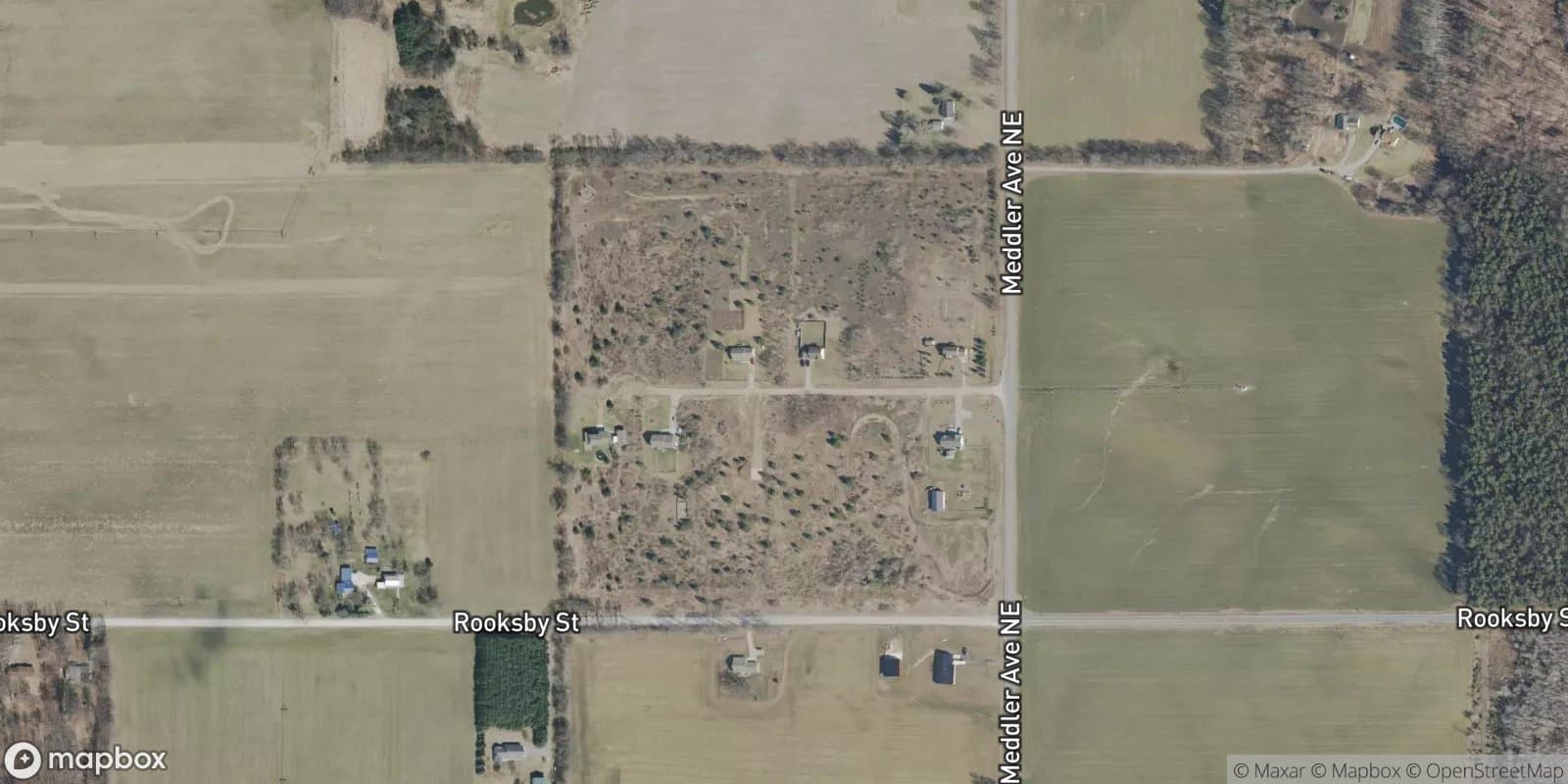Rooksby Estates — satellite view