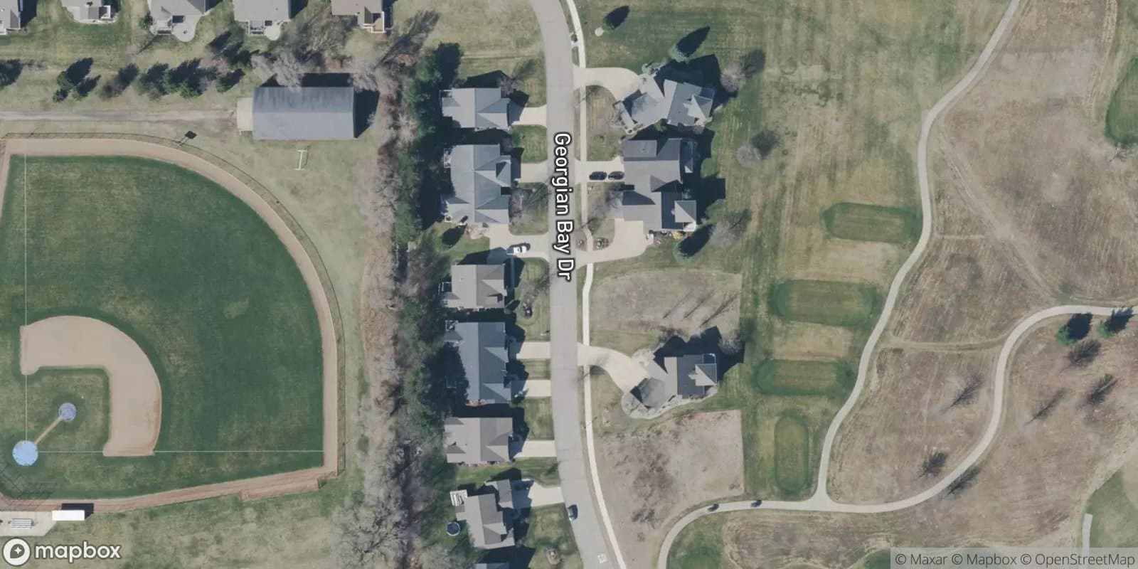 The Village Green of Macatawa Legends — satellite view