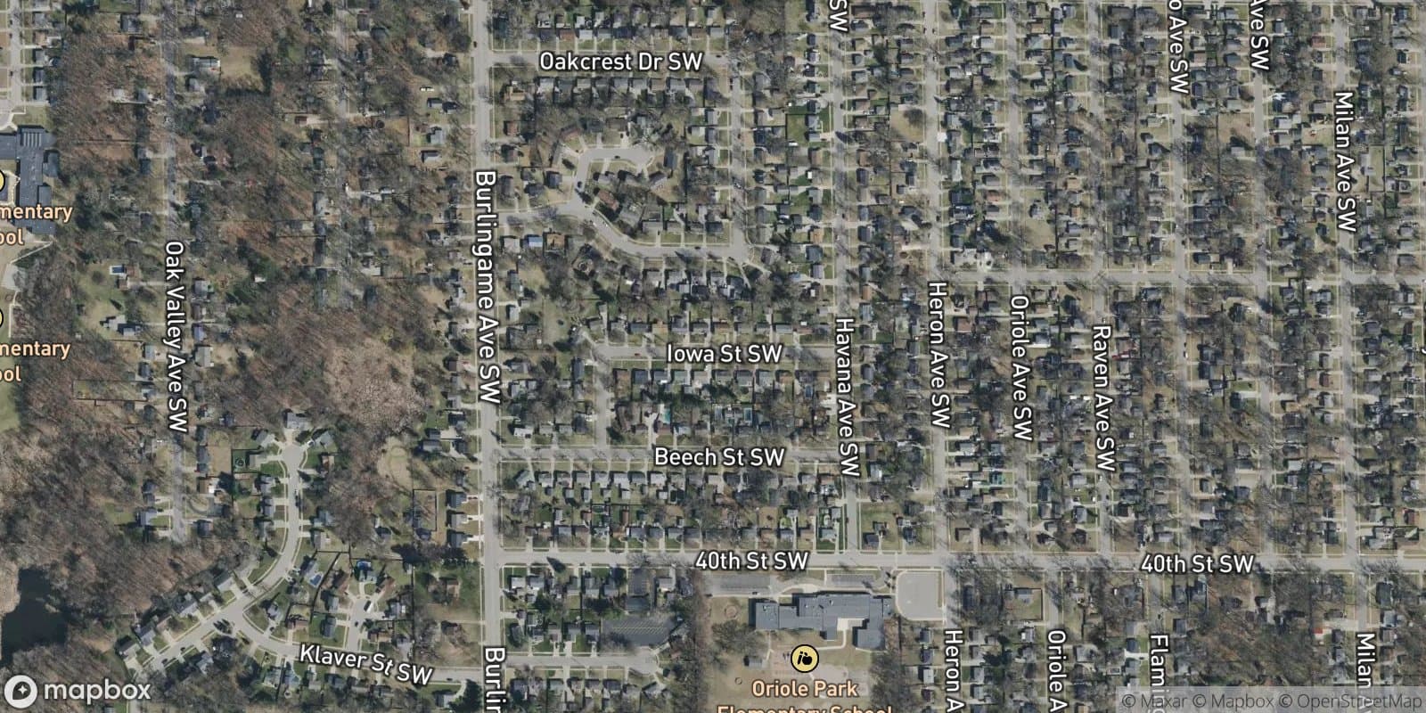 Parkwood Add. No.4 — satellite view